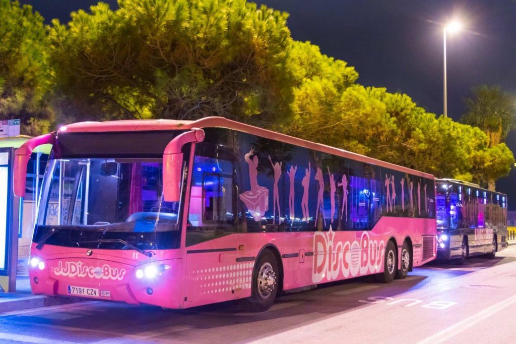 discobus rosa barcelona